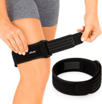 Vive IT Band Strap - Iliotibial Band Compression Wrap - Outside of Knee Pain, Hip, Thigh & ITB Syndrome Support - Neoprene Brace for Running and Exercise - Athletic Stabilizer for Men, Women
