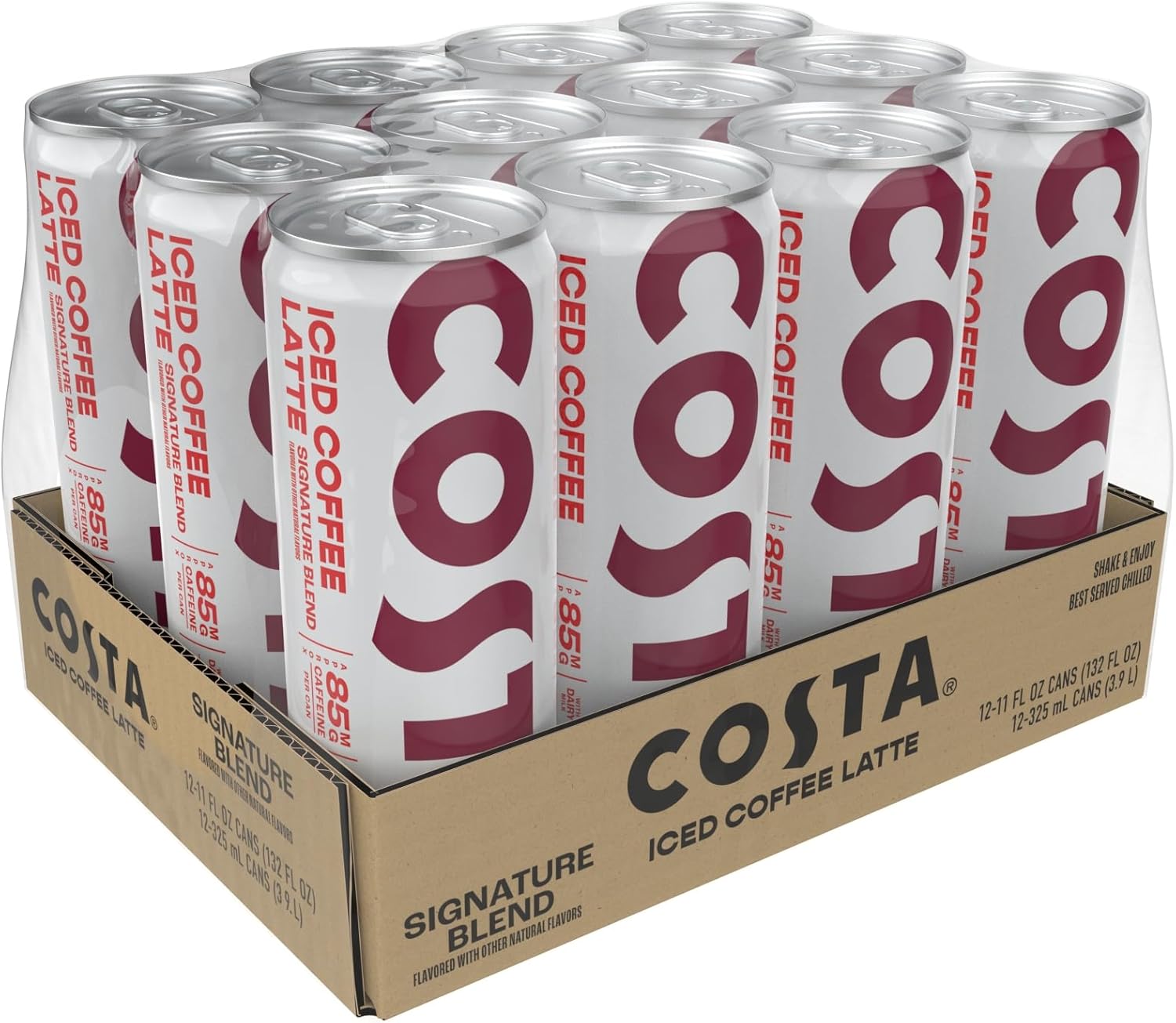 Costa Iced Coffee Latte Signature 11oz, 12pk