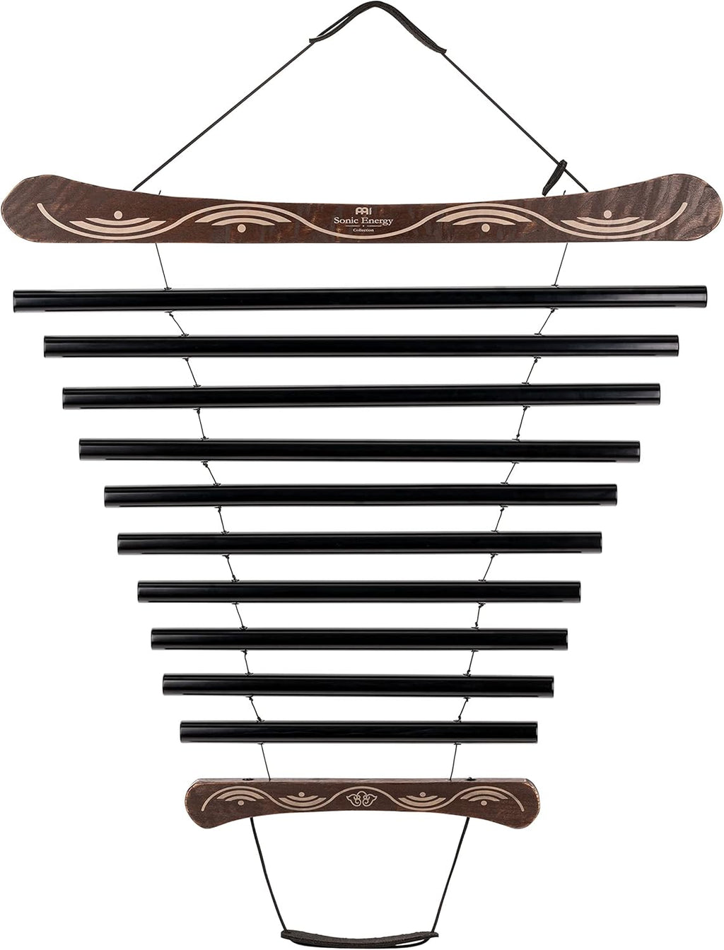 Meinl Sonic Energy Meditation Flow Chimes for Relaxing Sound Healing with Mallet and Bag, Black (MFC10EMIBK)