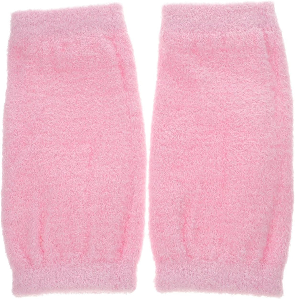 Healifty 2 Pairs Gel Elbow Moisturizing Sleeves for Women Soft Elbow Cover Pads for Dry Cracked Softening Skin Care SPA Heel Socks Breathable Brace Protection for Reduce Calloused Wear