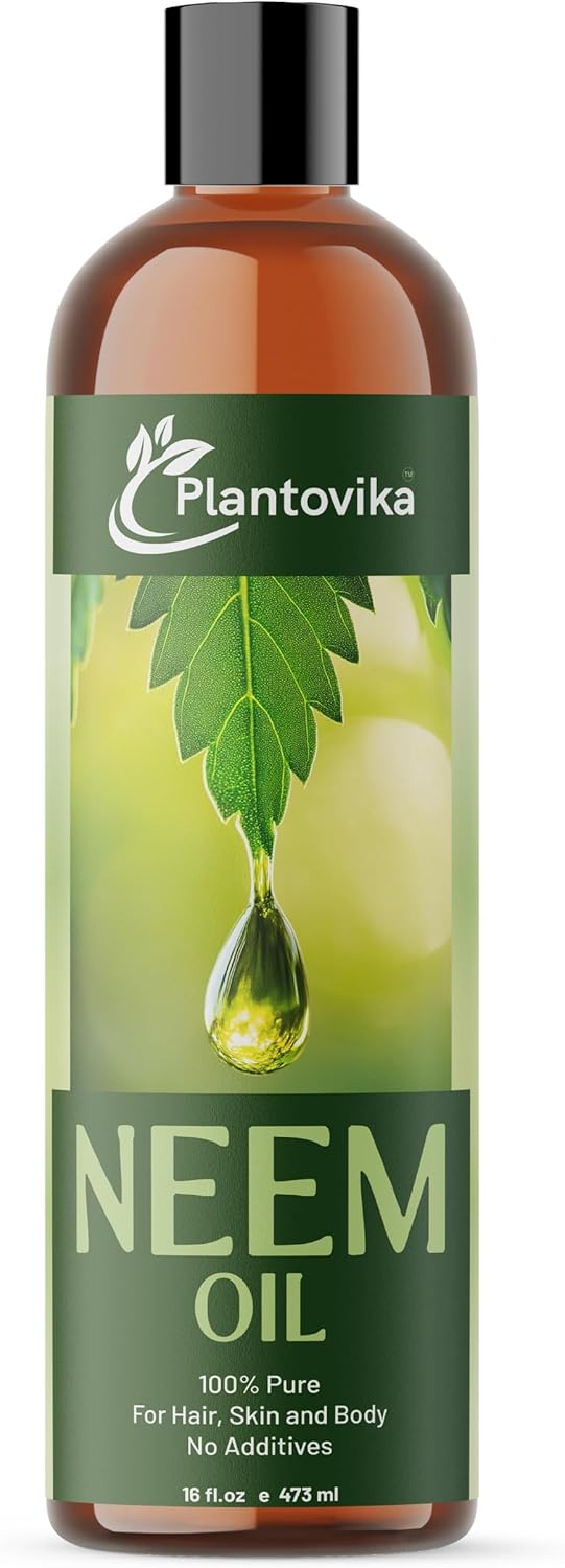 Pure Neem Oil (16 Oz) - 100% Cold Pressed, All Natural Concentrate, Unrefined, Multipurpose, Seed Extract