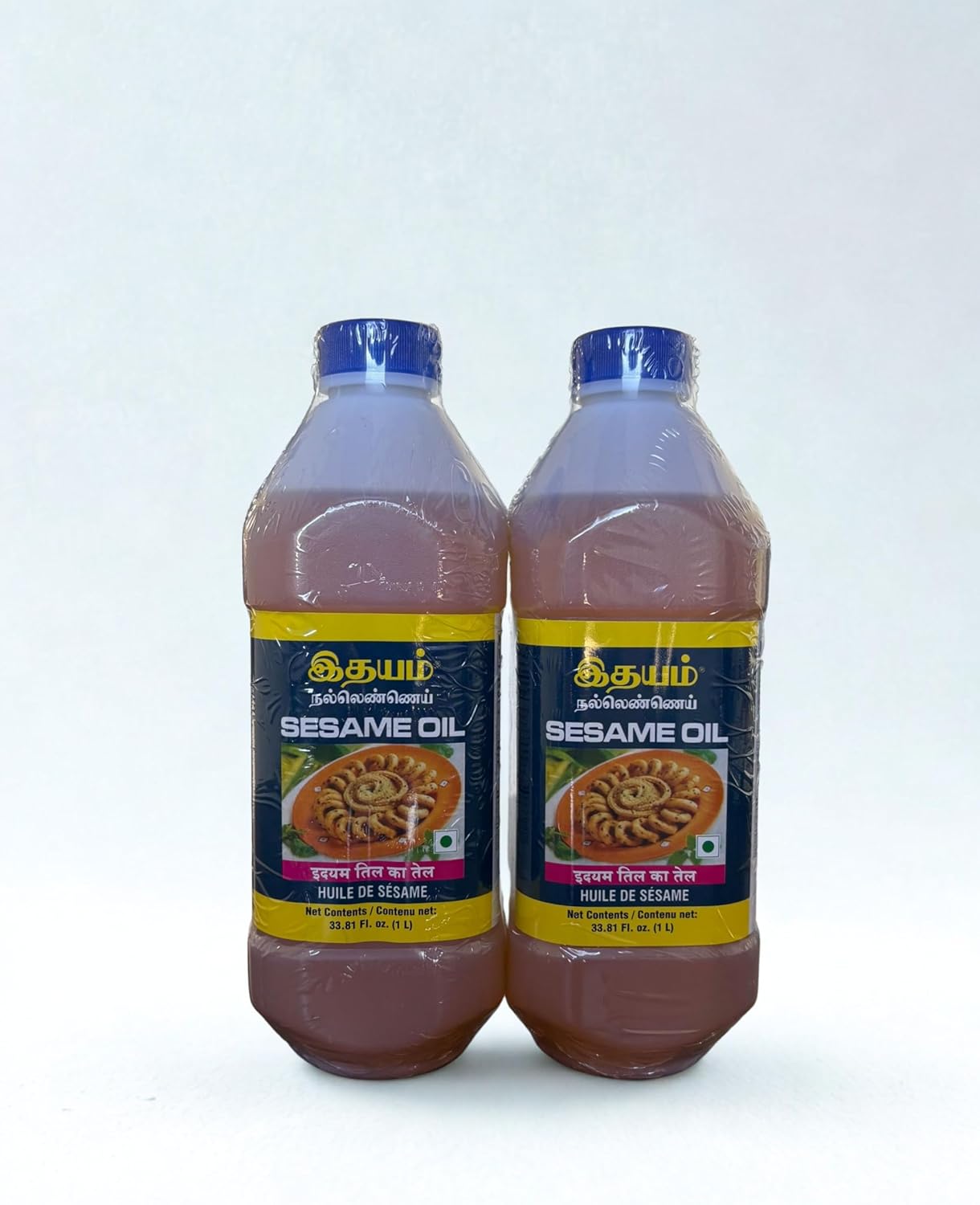 Sesame/Gingelly Oil 1ltr (33.8 Oz) * 2 Pack*