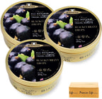 Simpkins All Natural Blackcurrant Drops Sweets, Traditional Travel Sweets, 200g, 3 Pack, Vegan, Gluten-Free, In Premier Life Store Box