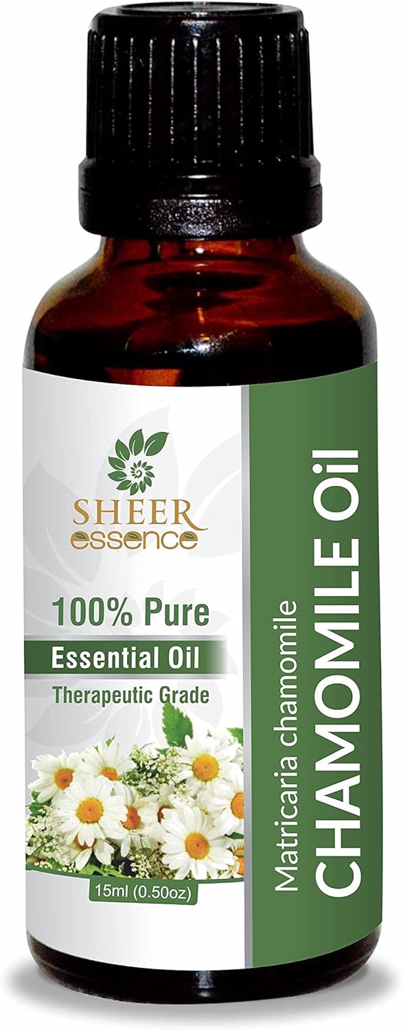 Roman Chamomile Oil (Anthemis Nobilis Syn Chamaemelum Nobile) Essential Oil 100% Pure Natural Undiluted Uncut Therapeutic Grade Oil 33.81 Fl.OZ