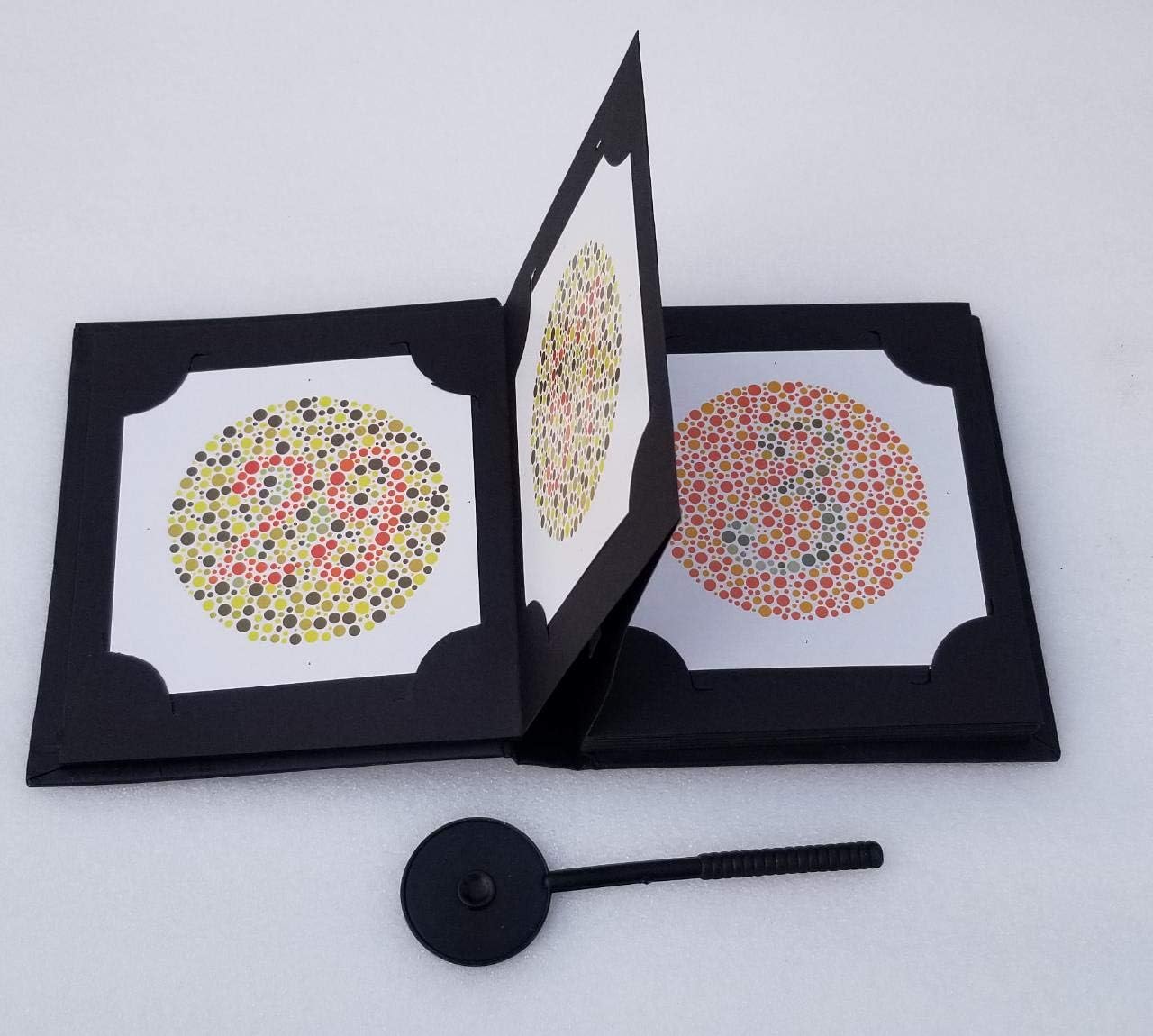 Ishihara Colour Vision Test Book for Color Deficiency 24 Plates with User Manual and OCCLUDER