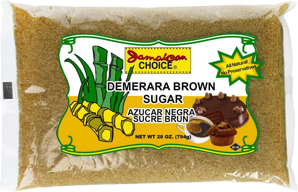 Demerara Sugar (1.75 lb) Raw Brown Sugar, Product of Mauritius | 28 oz