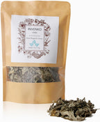 INVENKO Dried Mugwort Leaves herb Pure Hand Picked Bulk Nil Stem, Stalk, Natural Fresh Scent Artemisia vulgaris Addictives Free - 4 ounce