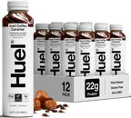 Huel Ready-to-Drink | Iced Coffee Caramel Meal Replacement Shake | High Protein Drink | Nutritionally Complete, Low Sugar, Plant Based, Vegan, Healthy | 20g Protein Per Bottle, 16.9 Fl Oz, 12 Pack