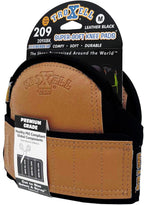 TROXELL USA - SuperSoft Leatherhead Black Kneepads (Medium Size/Bagged in Pairs)