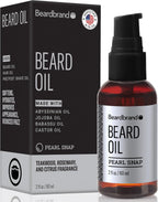 Beardbrand Beard Oil for Men with Jojoba & Vitamin E – Softens Stubble, Conditions Skin & Promotes Beard Growth | Teakwood, Rosemary, & Citrus Scent | 2 fl oz
