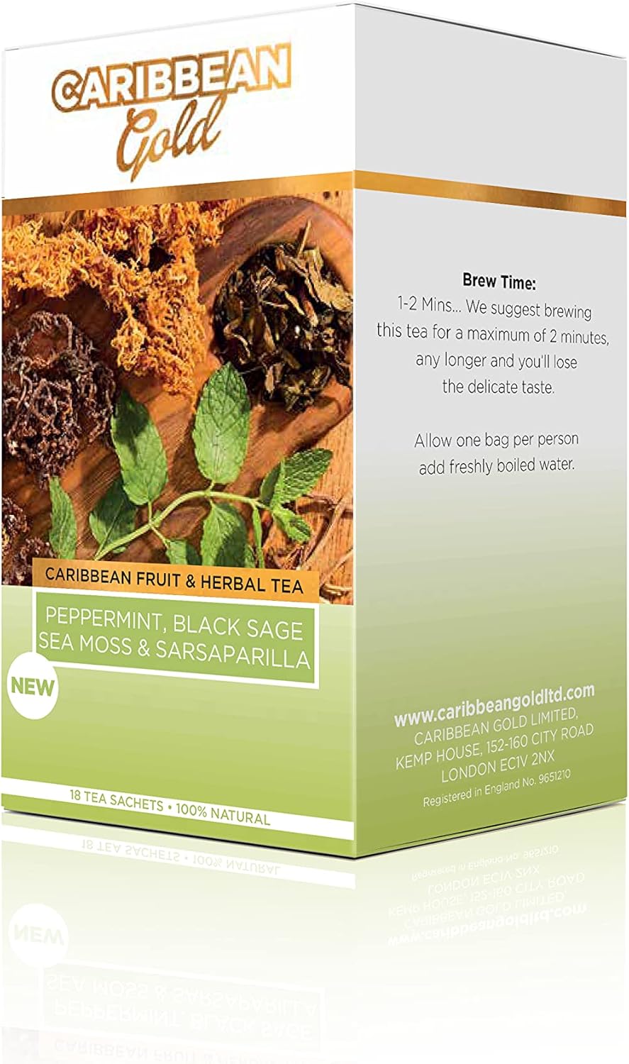 Fruit and Herbal Teas (Peppermint, Black Sage, Sea Moss and Sarsaparilla)