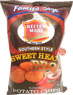 Better Made Family Size southern style sweet heat bbq flavor potato chips 8.5-ounce bag
