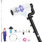 Electric Solar Panel Cleaning Kit, 20FT Solar Panel Cleaning Brush and Pole with Soap Dispenser, Telescopic Water Fed Pole, Solar Panel Cleaner Solution for Windows, Roof, RV