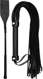Black Sex Whip Adult Crop 18" BDSM Whip Set Bondage Flogger Kit Crop Sex Set Adult Crop Paddle Spanking BDSM Set Spanking Paddle Adults Flogger BDSM Starter Kit