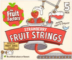 The Fruit Factory Strawberry Fruit Strings (5x20g) - Pack of 6