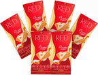 Red Delight Caramelized White Chocolate Bars - Pack of 6 - No Added Sugar, Reduced Calories and Fat - Full-Size Chocolate Treats for Gifting and Indulgence