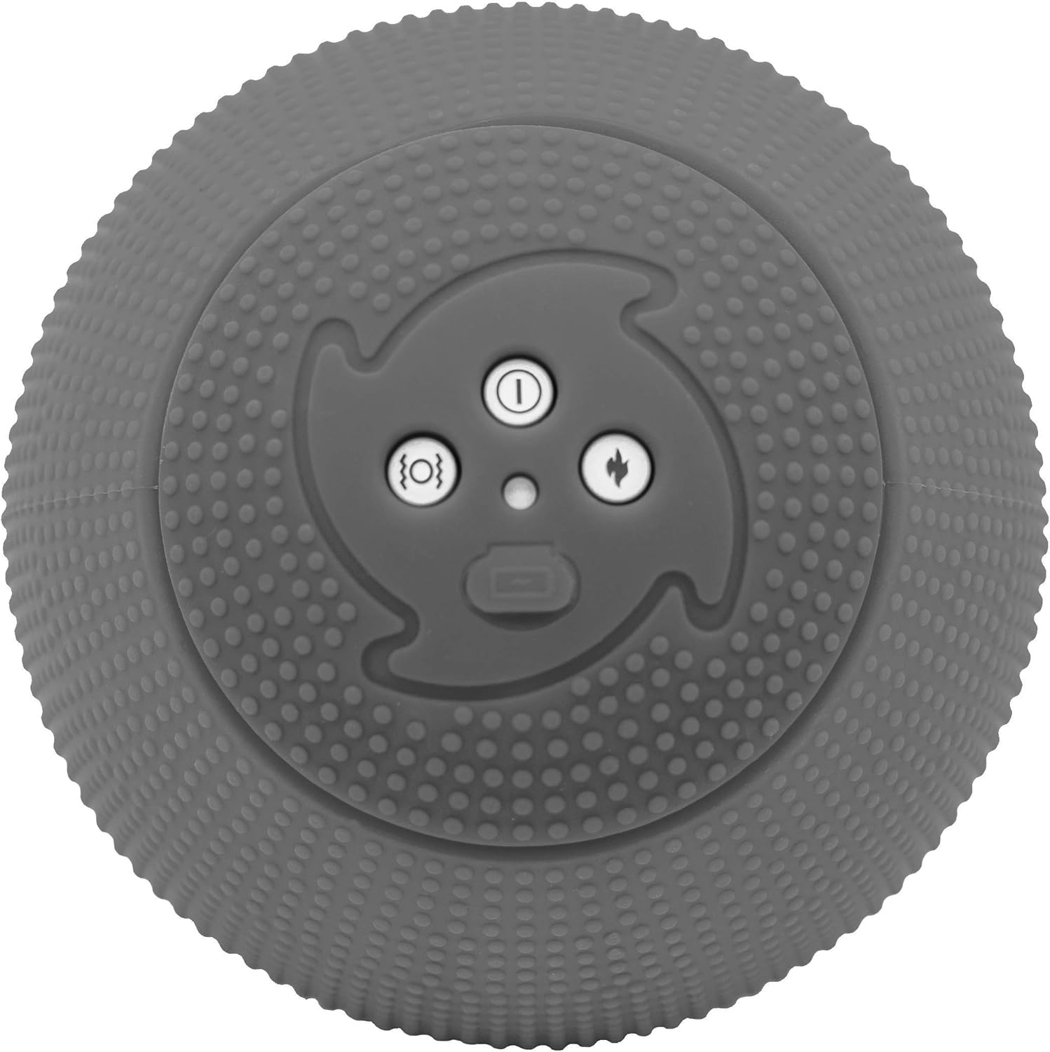 MyoStorm Heating Vibrating Massage Ball Roller for Deep Tissue Muscle Recovery Therapy and Pain Relief w/Heat + 4 Speed Vibration