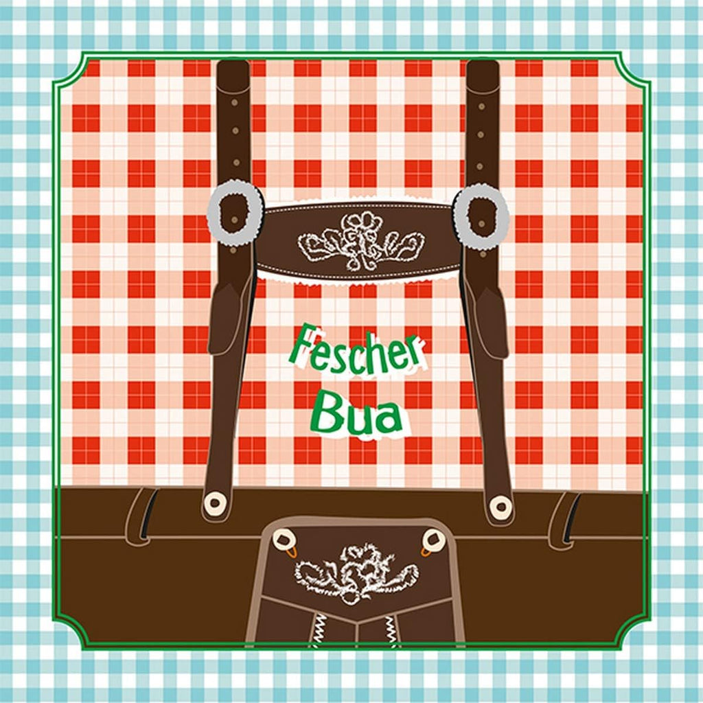 20 Napkins Bavarian Costumes | Bavarian | Oktoberfest | Table Decoration | Decoupage | Napkin Technology 33 x 33 cm