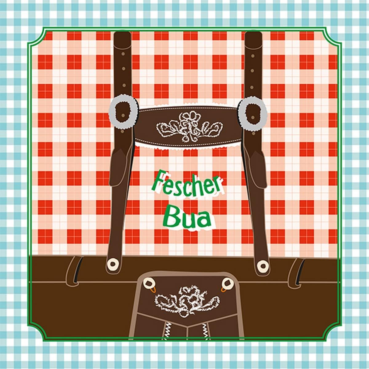 20 Napkins Bavarian Costumes | Bavarian | Oktoberfest | Table Decoration | Decoupage | Napkin Technology 33 x 33 cm