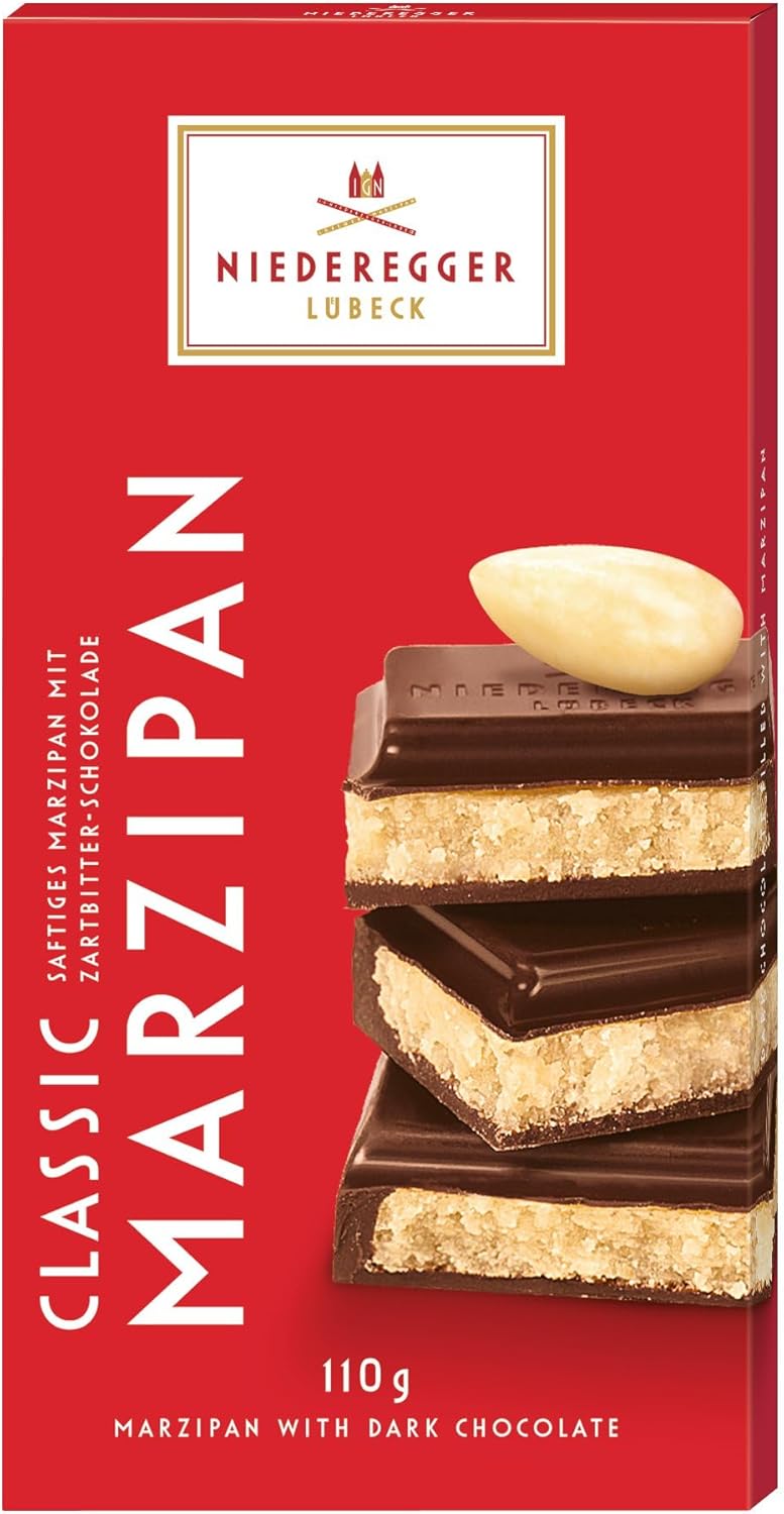 Niederegger Marzipan panel Classic Dark Chocolate (2 x 110g)