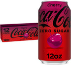 Coca-Cola Cherry Zero Soda, 12 Fl Oz (pack of 12)