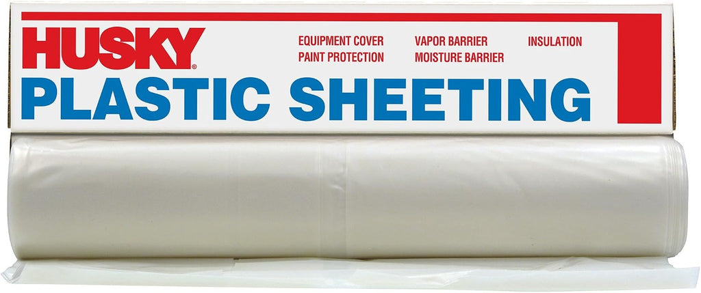 6ML CLR 12X50 12-by-50-Foot 6-Millimeter Clear Tyco Polyethylene Plastic Sheeting