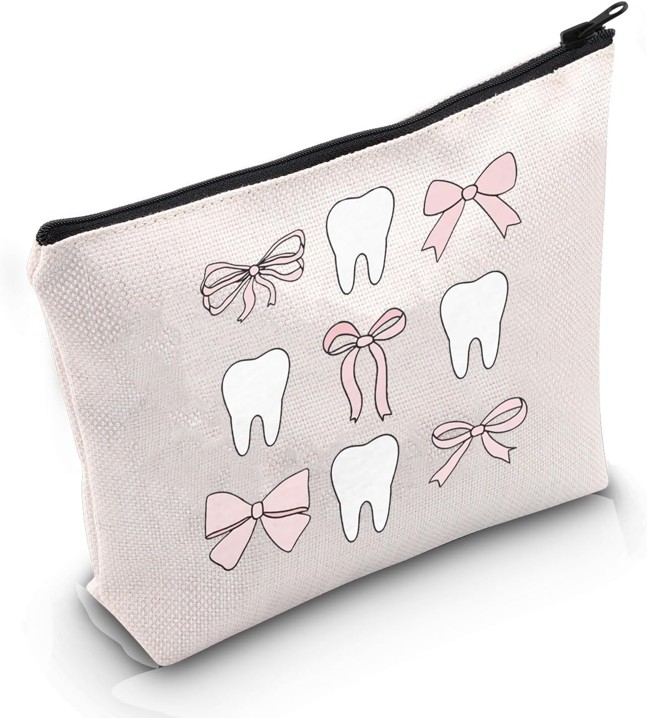 POFULL Teeth Makeup Bag - Dental Hygiene Cosmetic Bag (Teeth Bag)