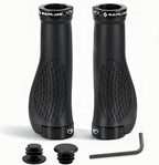 SAPLIZE Bike Handlebar Grips, Multi Colors/Design Optional, Ergonomic Design, Aluminum Double Lock-on, Mountain Bike Grips, MTB BMX Downhill Foldable Urban Bicycles Grips, Scooter Grips