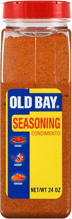 OLD BAY Seasoning, 24 oz - One 24 Ounce Container of OLD BAY All-Purpose Seasoning with Unique Blend of 18 Spices and Herbs for Crabs, Shrimp, Poultry, Fries, and More