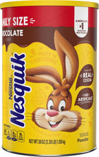 Nesquik Chocolate Flavor Powder Drink Mix Canister