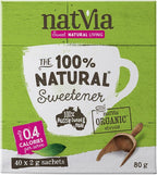 NATIVA Stevia Sweetener 40 Sticks, 80 GR