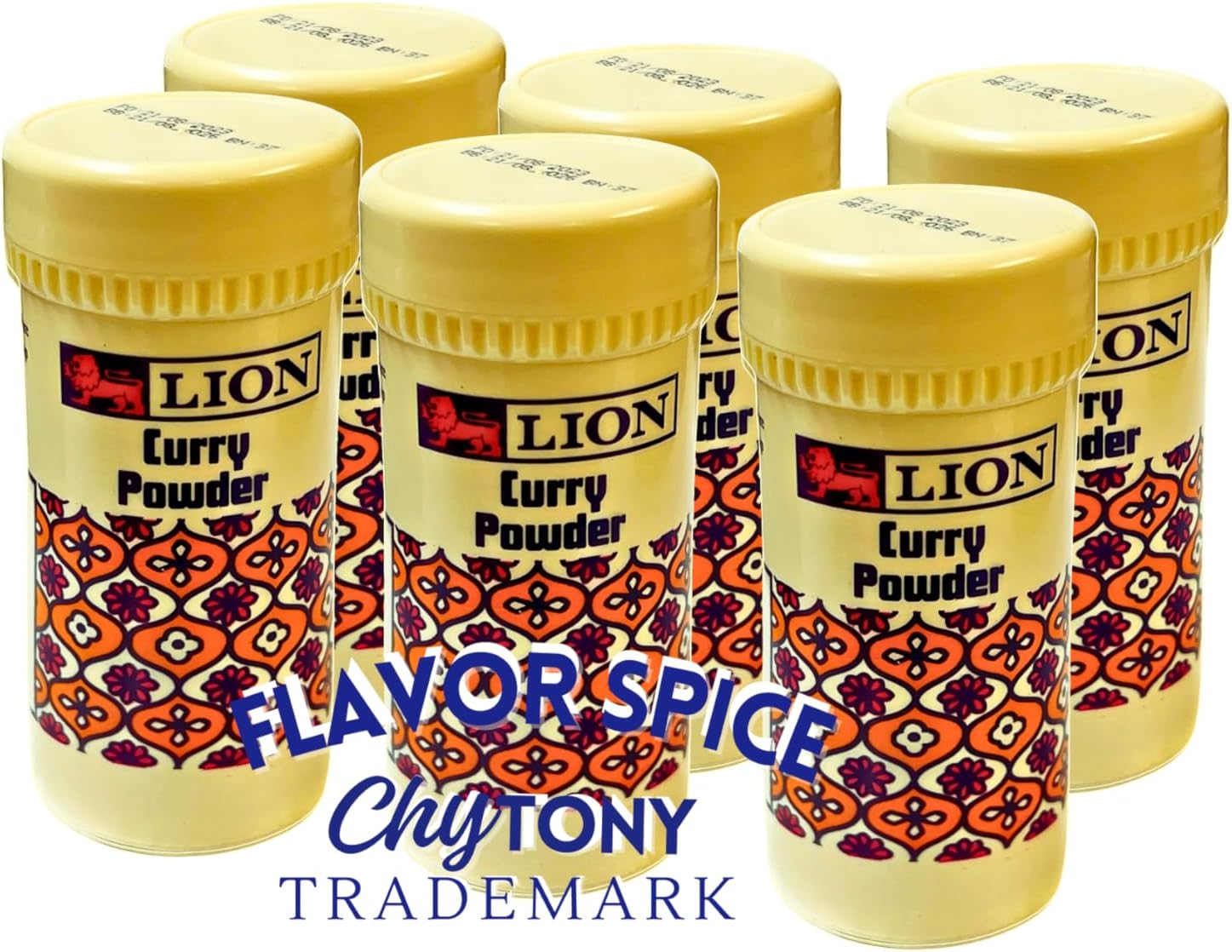 Lion Curry Powder 25g PACK OF 6 | With Flavor Spice Thyme 1.8oz | 1 PACK