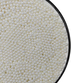 Homankit White Pearl Sprinkles Edible Pearls for Cake Decorating, 4mm 120g/4.23OZ Sugar Pearl Cake Decorations for Baking Cookie Cupcake Toppers Ice Cream Toppings Birthday Wedding Supplies