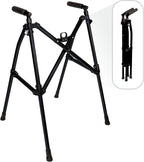 Stander Wonder Walker Lite, Lightweight Folding Mobility Aid for Adults, Seniors, and Elderly, Collapsible Travel Assistant with Rubber Feet for Support, Matte Black