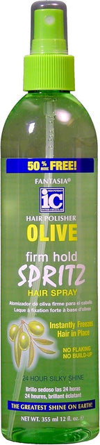 Fantasia Olive Oil Spritz Hair Spray, 12 Fl Oz (651000)