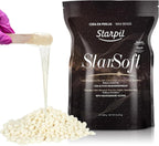 Starpil Wax 1000g - StarSoft Film Hard Wax Beads Bag 2.2lb. Professional Hair Removal Wax for Estheticians. Wax Beans for Sensitive Skin.