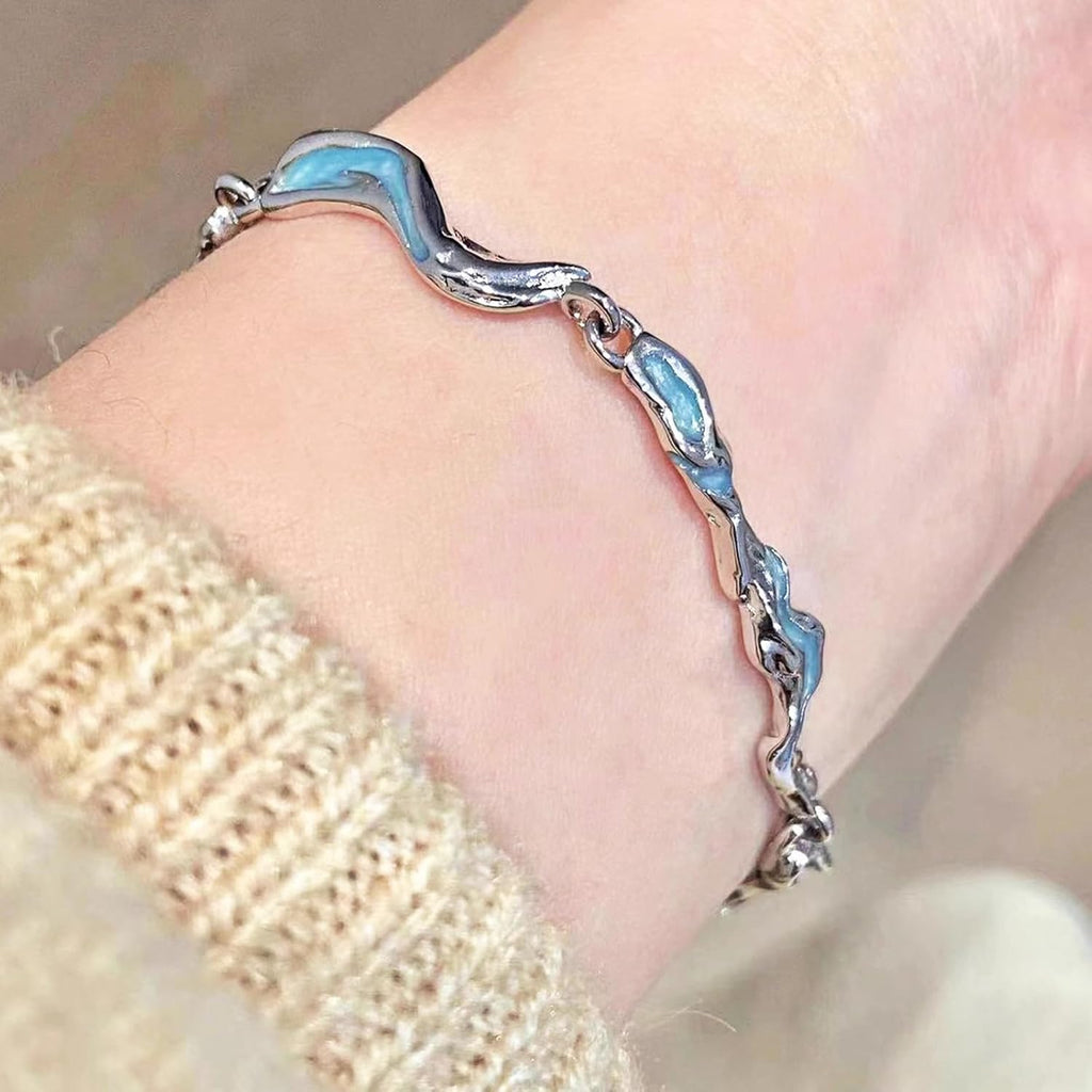 Sparkly Link Bracelet For Women,Sparkly Crystal,Adjustable Cubic Zircon Silver Chain Bracelet For Jewelry Gift