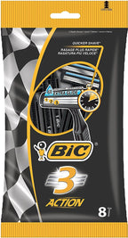 BIC 3 Action Men's Razor - Pack of 8