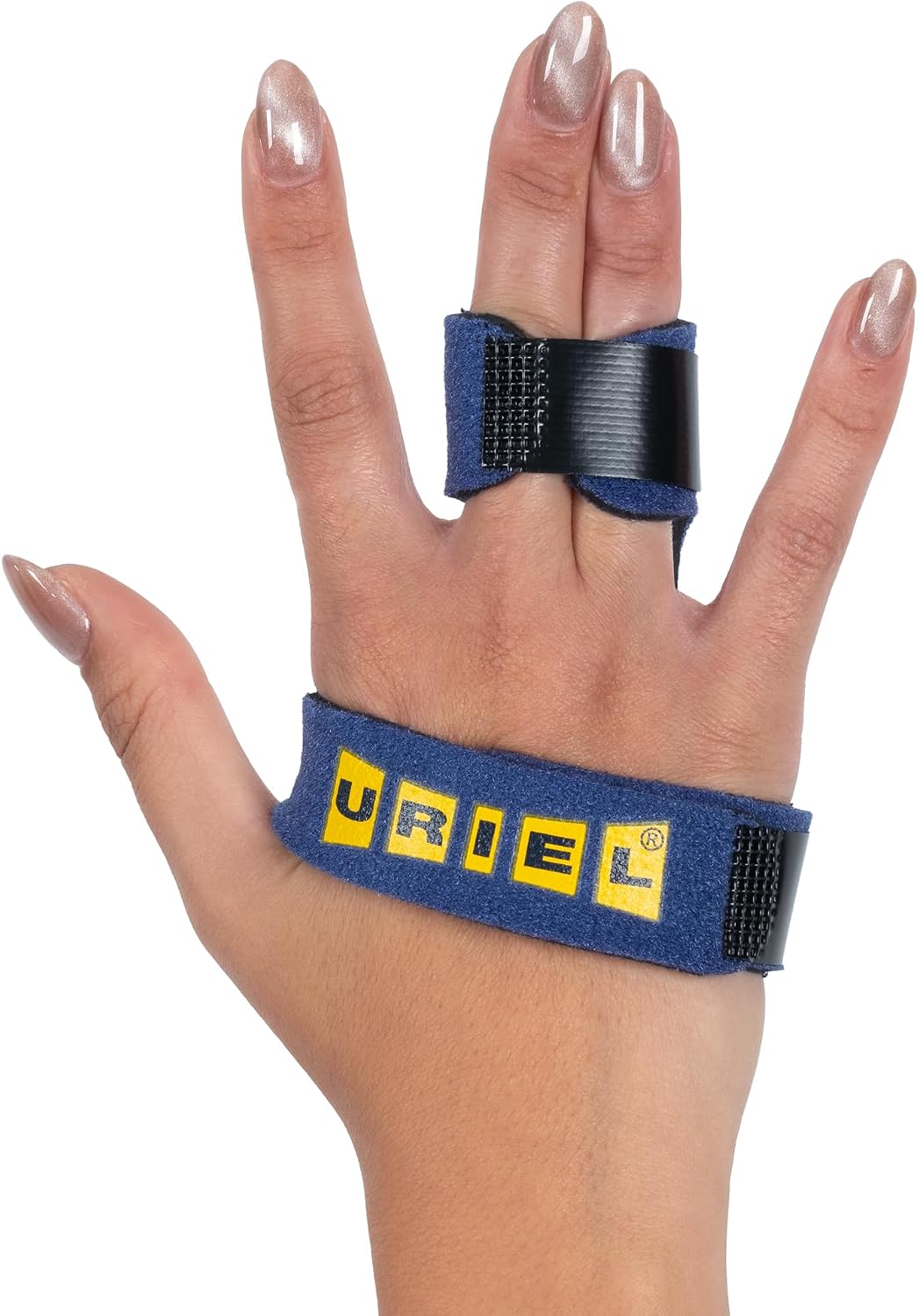 URIEL Adjustable Trigger Finger Splint for All Fingers – Comfortable Trigger Finger Brace for Daily Support, Strains and Sprains – Breathable Design, Secure Fit, One Size, Fits Left or Right Hand