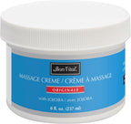 Bon Vital' Original Massage Creme for a Versatile Massage Foundation to Relax Sore Muscles & Repair Dry Skin, Revitalize Skin and Lock in Moisture, 8 Ounces (Packaging May Vary)