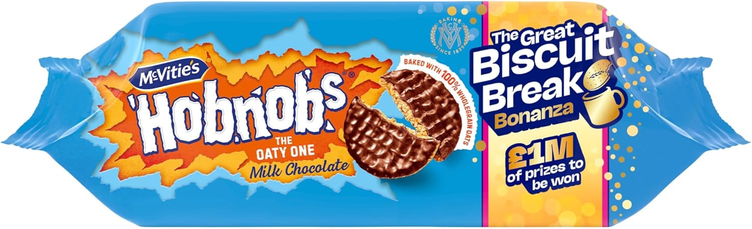 Mcvitie's Hobnobs Milk Choco, 262 grams