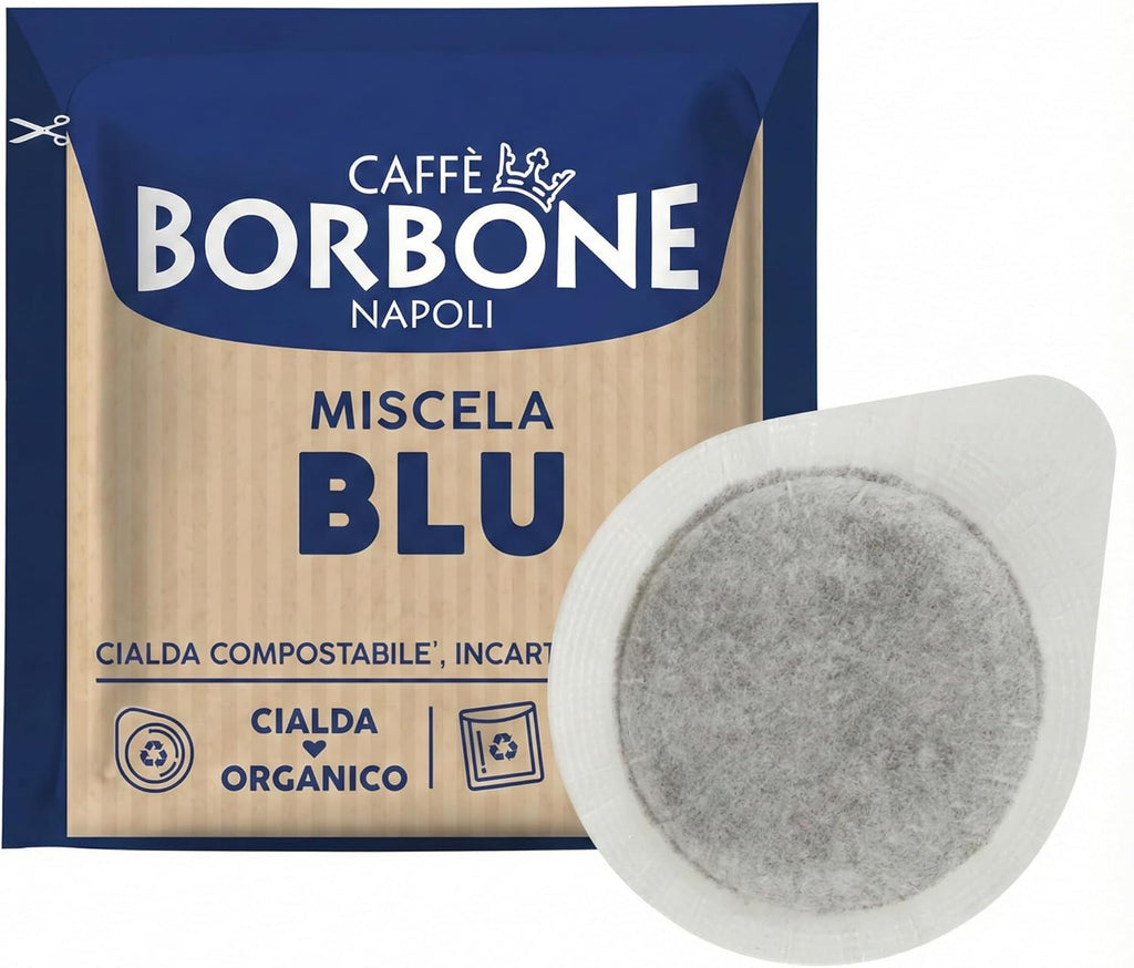 Caffè Borbone Espresso Paper Pods, Blue Blend, Balanced and Full-Bodied, Medium Roast ESE Pods, Authentic Italian Espresso - 150 Count