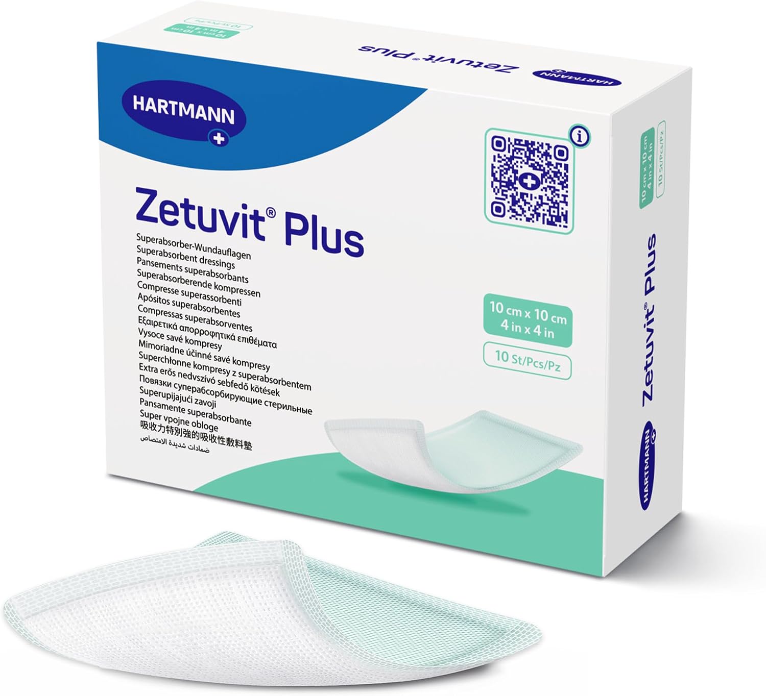 Zetuvit Plus Non-Bordered Superabsorbent Dressings