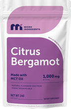 Micro Ingredients Citrus Bergamot Extract 1,000 mg with MCT Oil, 240 Softgels, 80-Day Supply | with Naturally Occurring Flavonoids & Polyphenols | Non-GMO, Gluten Free, No Soy