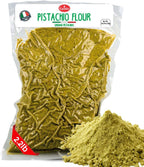 GUSTO ETNA Pistachio Flour, Sicilian Fine Chopped Pistachio Flour, Ground, Powder, Gluten Free Flour, Non Gmo, Vegan, Product of Bronte, Sicily, From Italy, 2.2 Lb (1 kg)