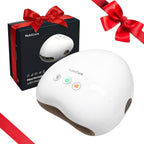HuBDIC HubiCare Portable Hand Massager with Individual Finger Massage, Cordless Heat & Compression for Finger Numbness & Arthritis Relief, Compact Travel & Gift Design for Love Ones