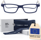 DIDINSKY Magnetic Reading Glasses – Foldable Blue Light Blocking Readers for Men & Women with Anti-Reflective Lenses