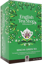 English Tea Shop Organic Sencha Green Tea - 20 Tea Bag Sachets, 30g