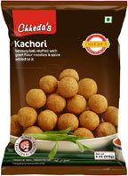 Chheda's Kachori - Crispy Spicy Snack - With Spicy Mixture Filling - Ready to Eat Snack - Indian Namkeen 170g (Pack of 4)