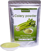 MOCKRAND Pure Celery Powder 17.64 oz, Fresh Celery Juice Powder, No Additives, Celery Powder for Seasoning, Cooking and Baking
